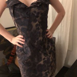All Saints leopard print dress